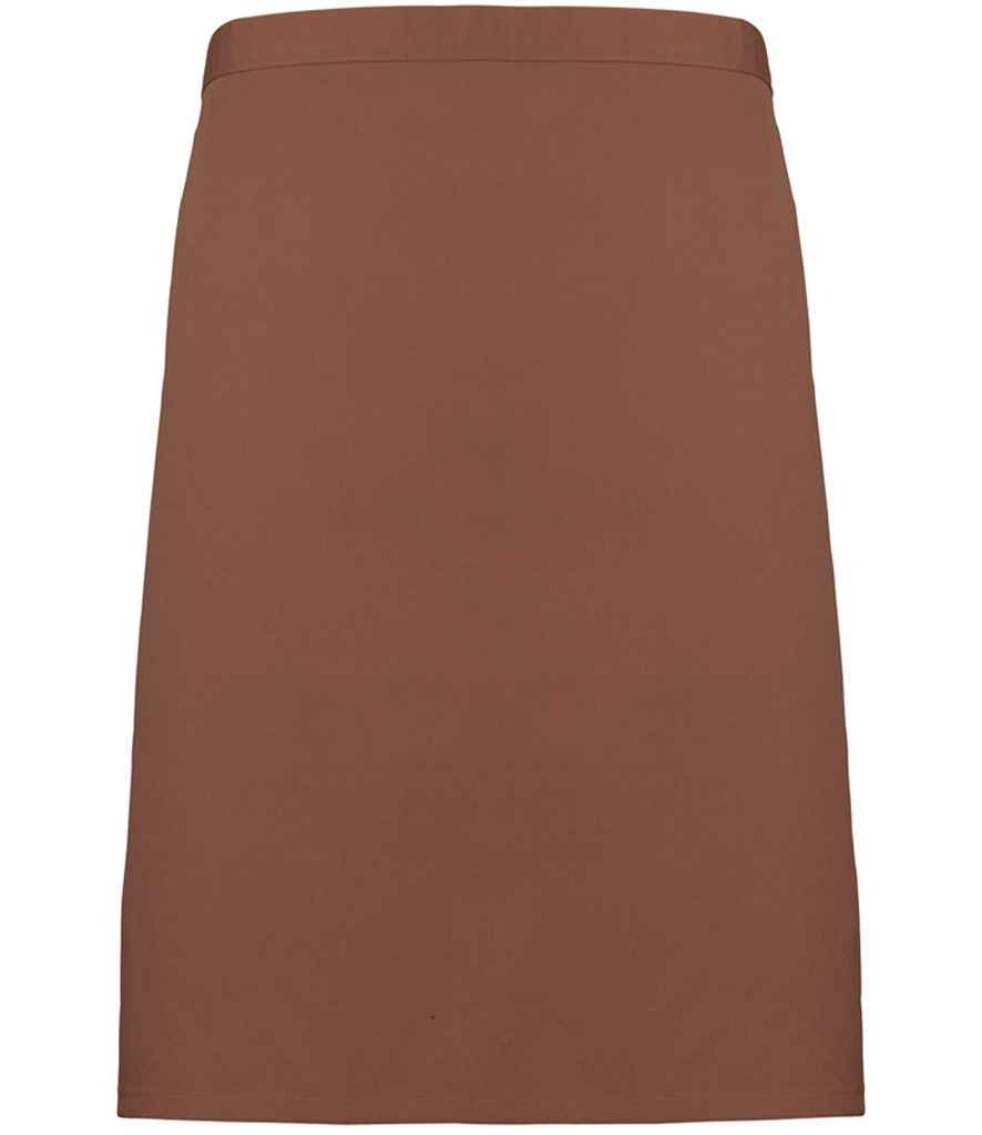 Premier 'Colours' Mid Length Apron - Mocha