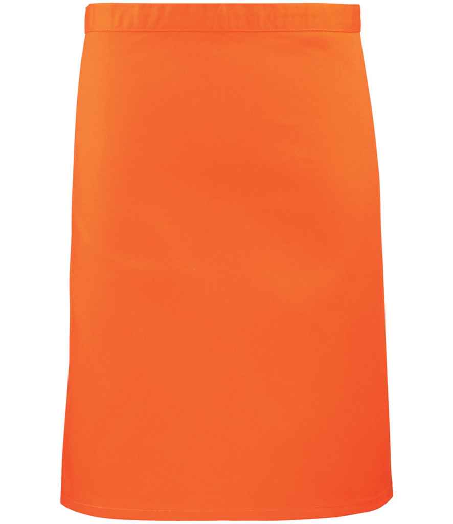 Premier 'Colours' Mid Length Apron - Orange