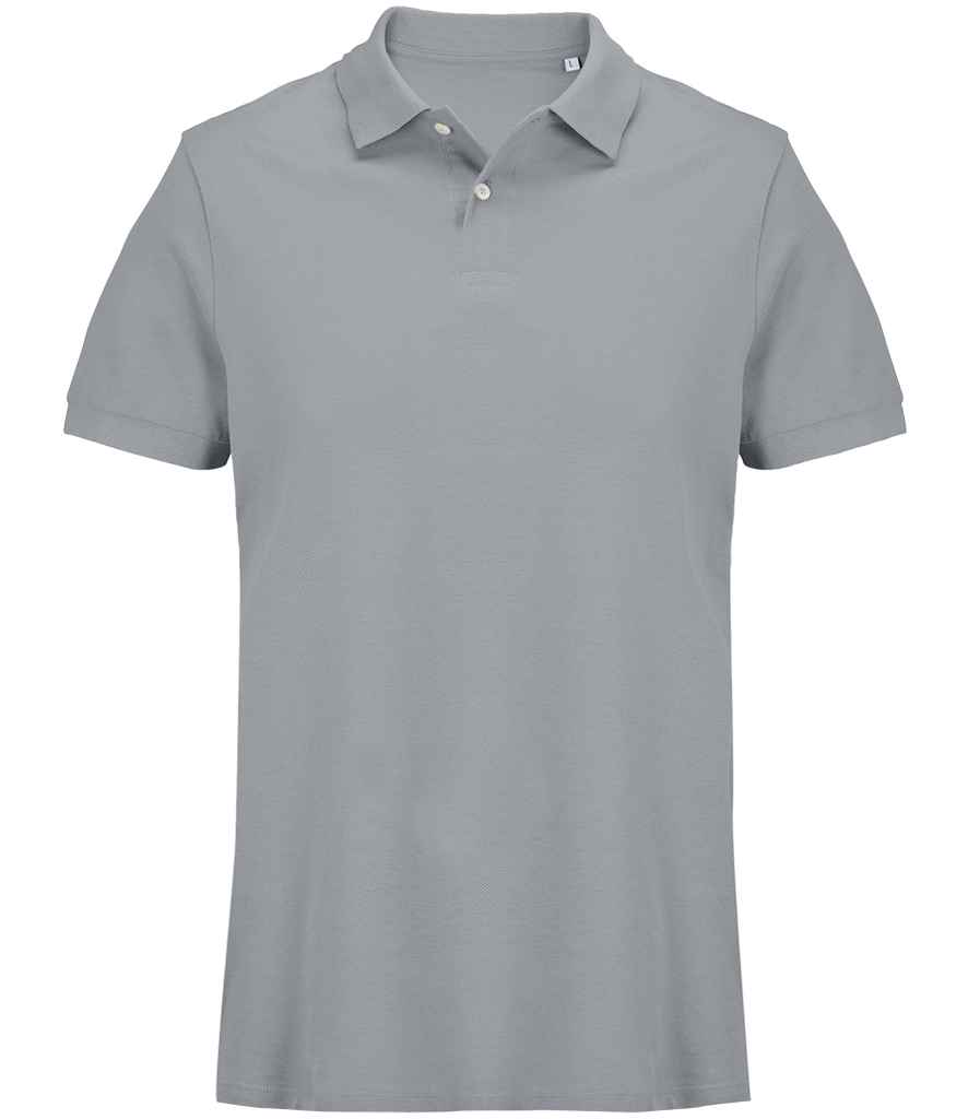 SOL'S Unisex Pacific Twin Piqué Polo Shirt - Pure Grey