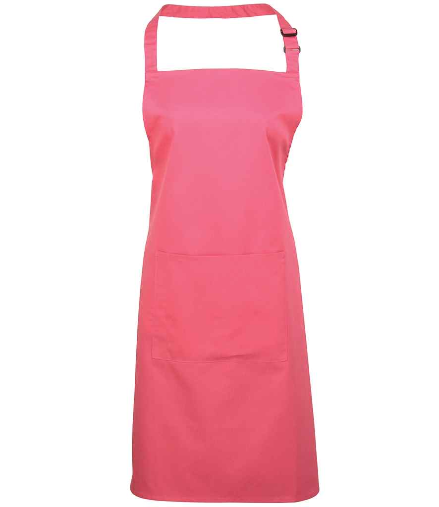Premier 'Colours' Bib Apron with Pocket - Fuchsia
