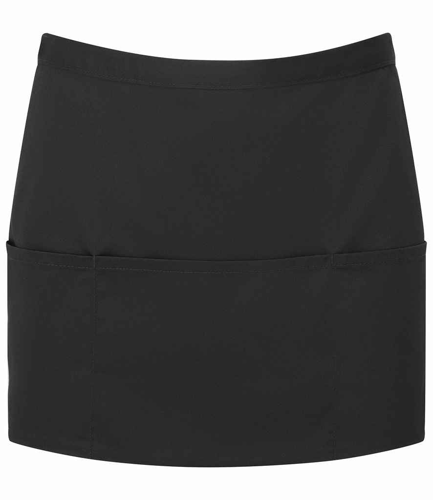 Premier 'Colours' 3 Pocket Apron - Black