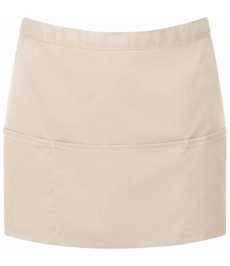 Premier 'Colours' 3 Pocket Apron - Natural