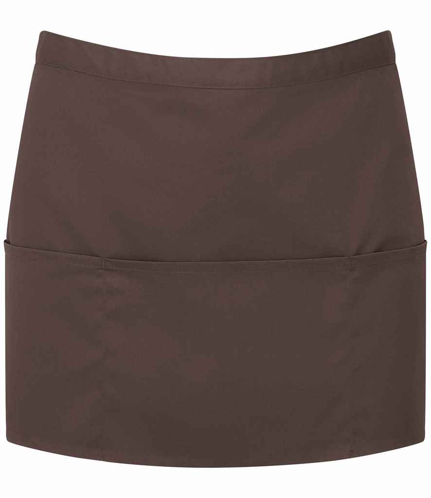 Premier 'Colours' 3 Pocket Apron - Brown