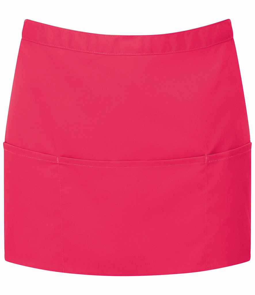 Premier 'Colours' 3 Pocket Apron - Hot Pink