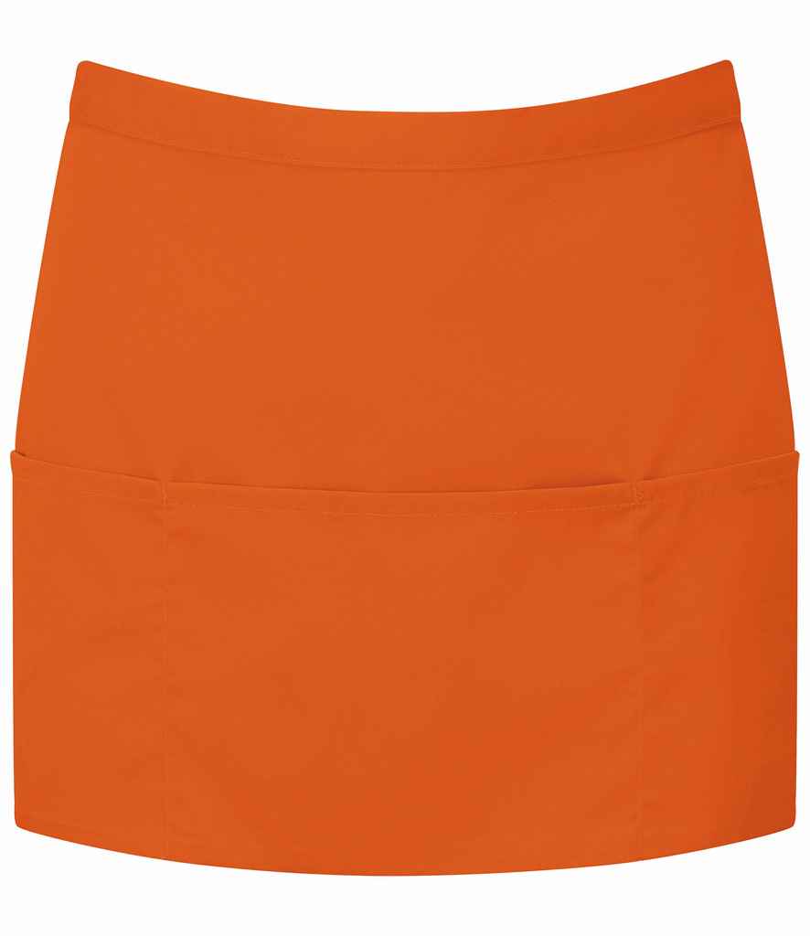 Premier 'Colours' 3 Pocket Apron - Orange