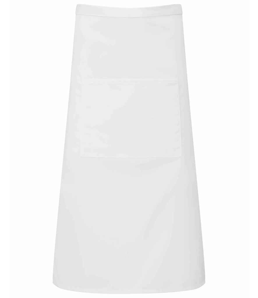 Premier 'Colours' Bar Apron - White