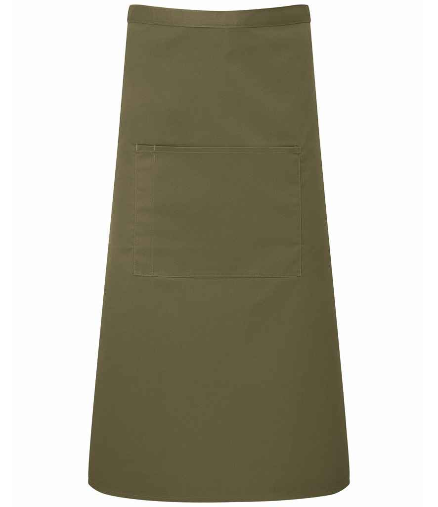 Premier 'Colours' Bar Apron - Olive Green