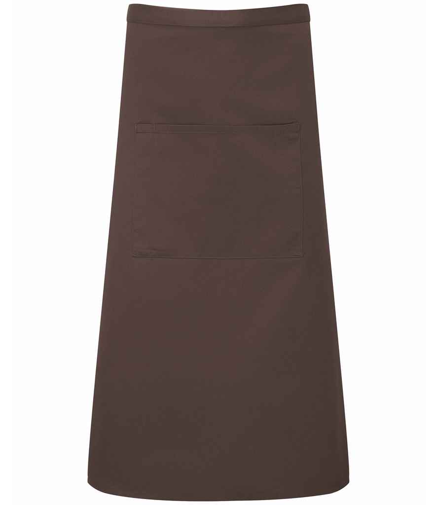 Premier 'Colours' Bar Apron - Brown