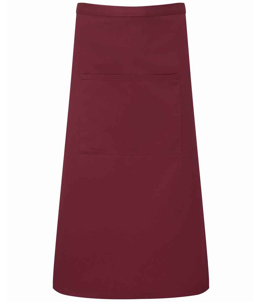 Premier 'Colours' Bar Apron - Burgundy