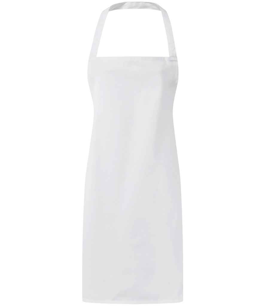 Premier Essential Bib Apron - White