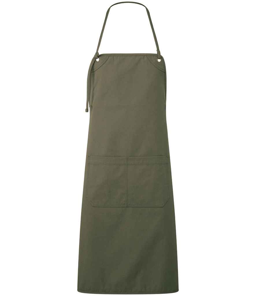 Premier 'Artisan's Choice' Double Pocket Canvas Apron - Olive Green