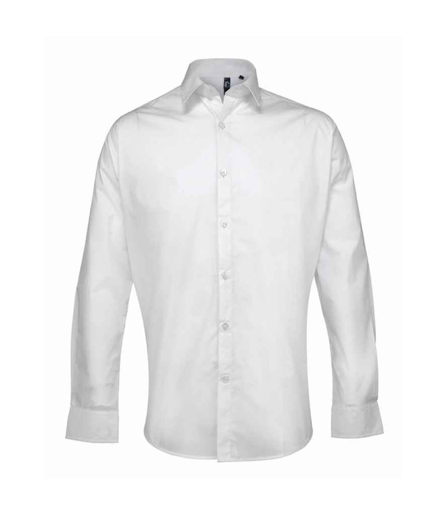 Premier Supreme Long Sleeve Poplin Shirt - White