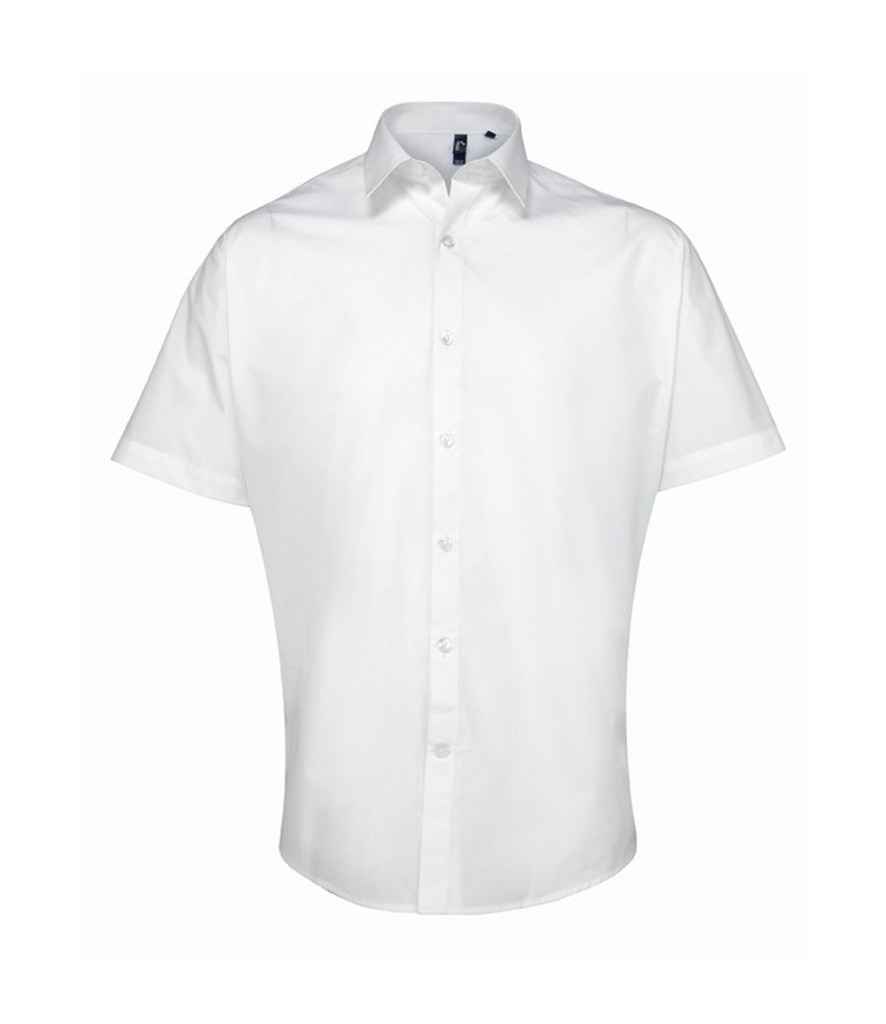 Premier Supreme Short Sleeve Poplin Shirt - White