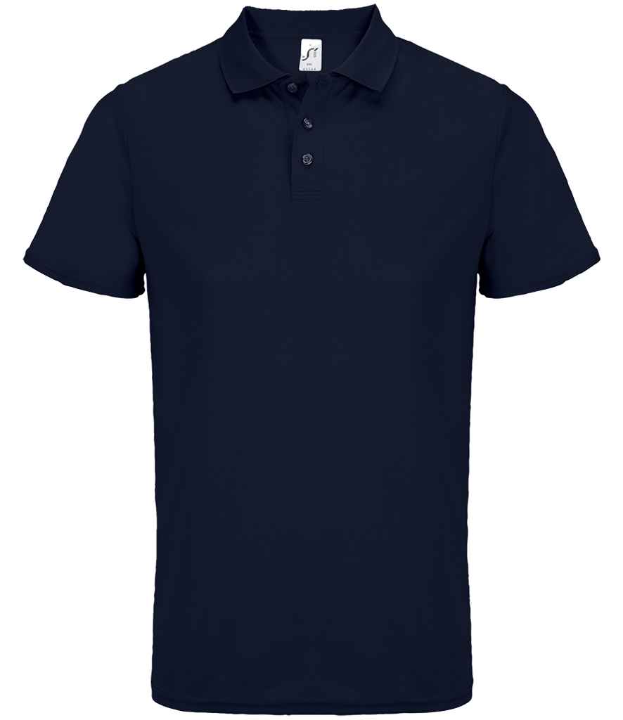 SOL'S Unisex Pitcher Recycled Polyester Piqué Polo Shirt - French Navy