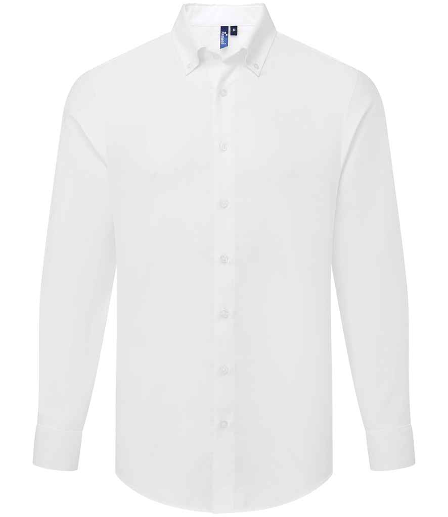 Premier Supreme Long Sleeve Oxford Shirt - White