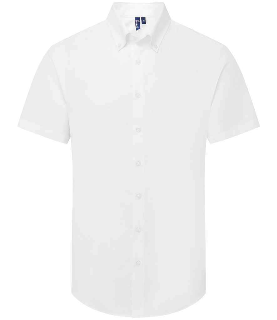 Premier Supreme Short Sleeve Oxford Shirt - White