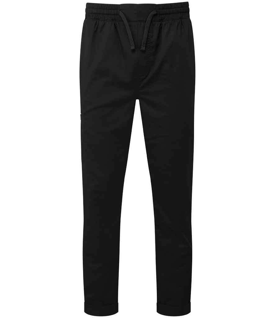 Premier Recyclight® Chef's Cargo Trousers - Black