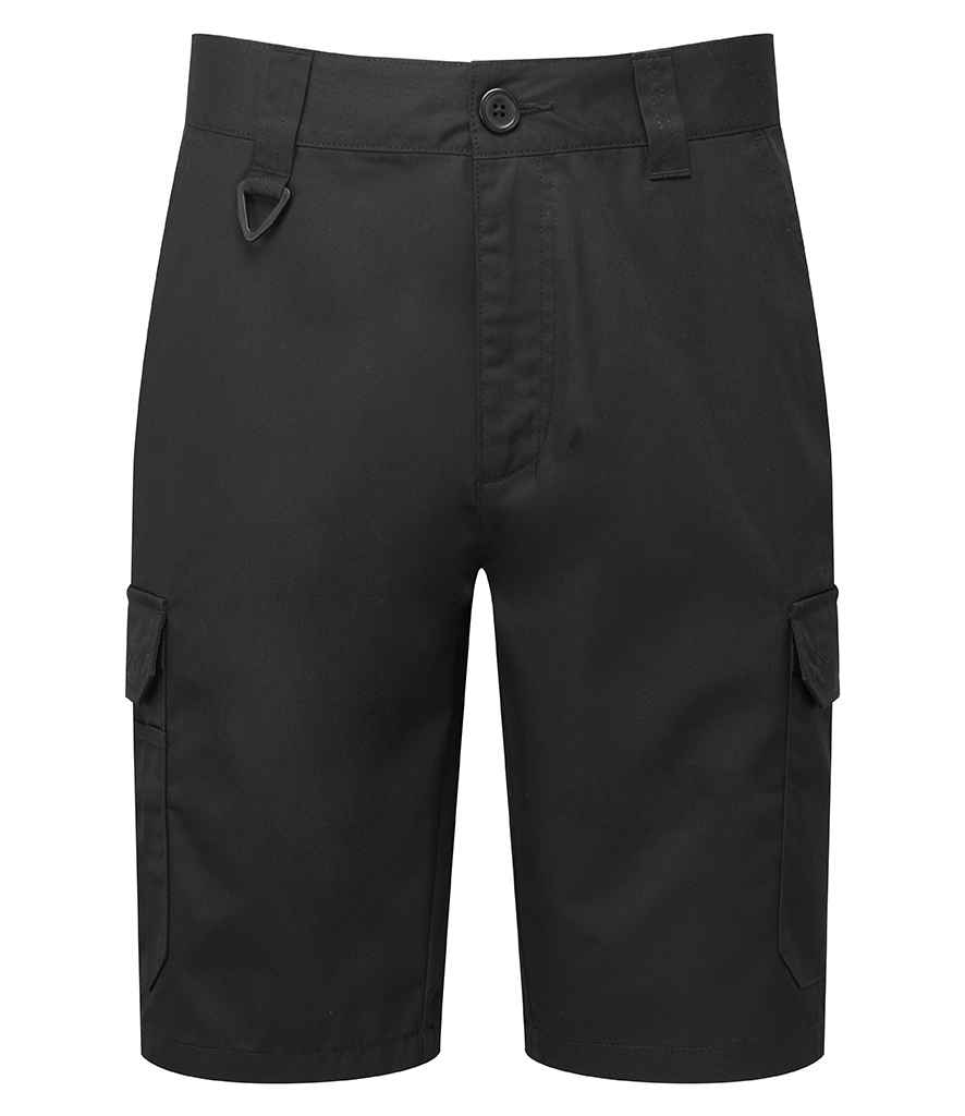 Premier Workwear Cargo Shorts - Black