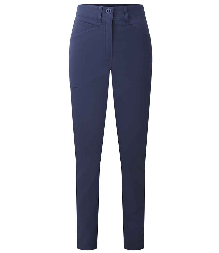 Premier Ladies Stretchchecker Adpat Trousers - Navy