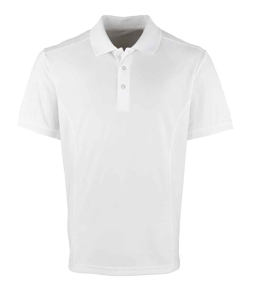 Premier Coolchecker® Piqué Polo Shirt - White