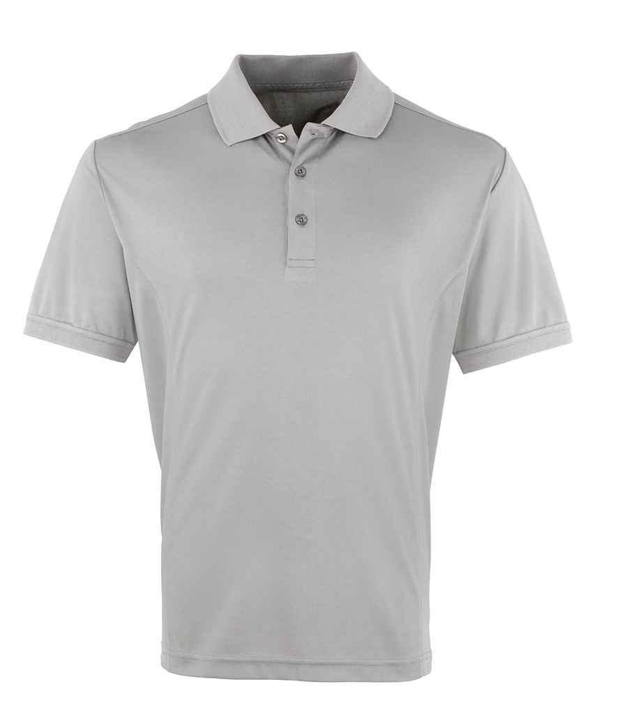 Premier Coolchecker® Piqué Polo Shirt - Silver