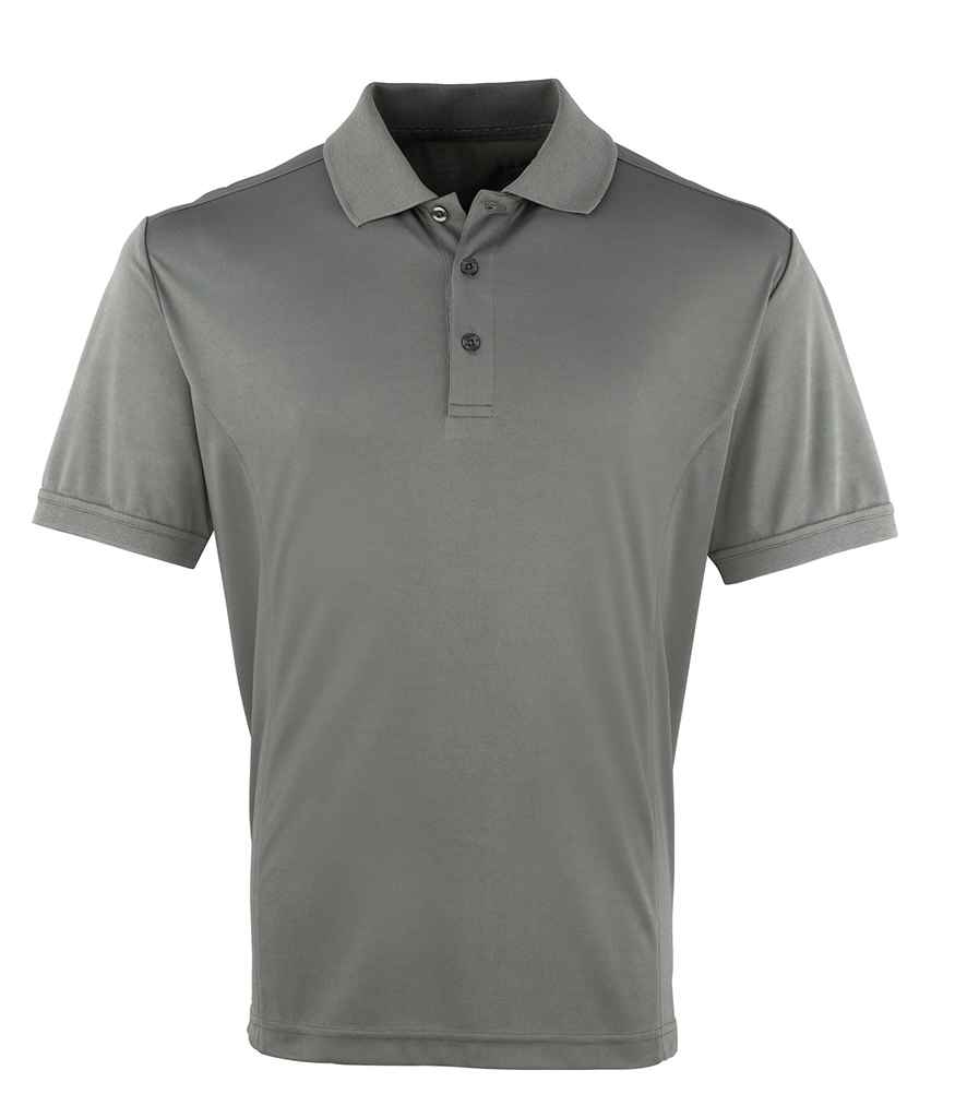 Premier Coolchecker® Piqué Polo Shirt - Dark Grey