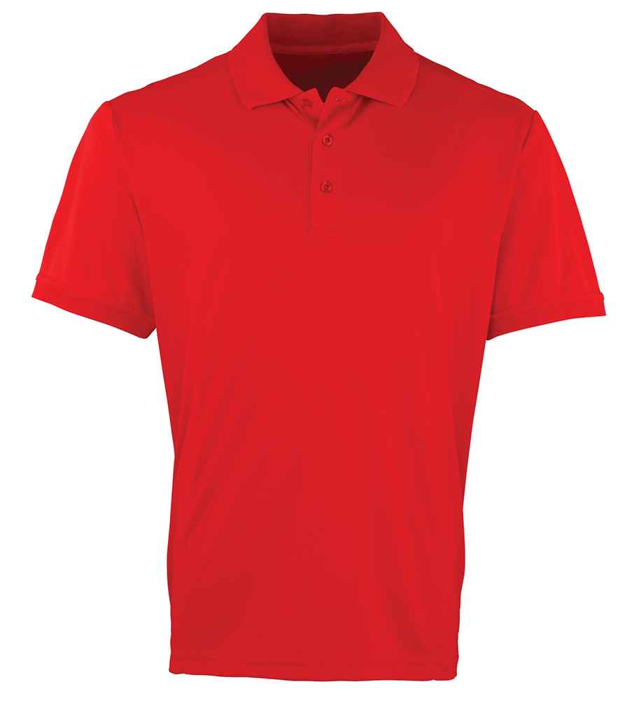Premier Coolchecker® Piqué Polo Shirt - Red