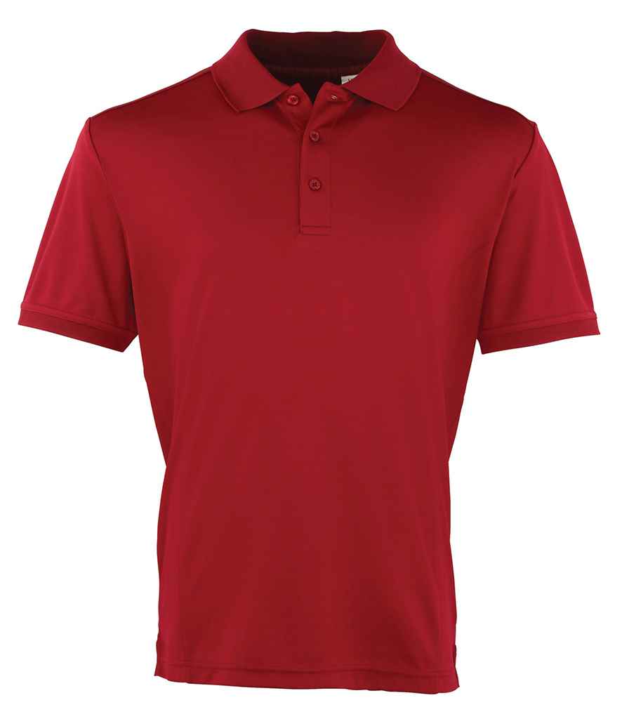 Premier Coolchecker® Piqué Polo Shirt - Burgundy