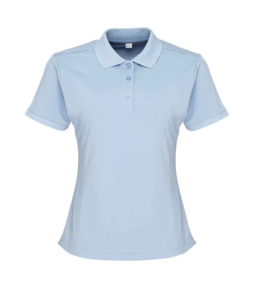 Premier Ladies Coolchecker® Piqué Polo Shirt - Light Blue