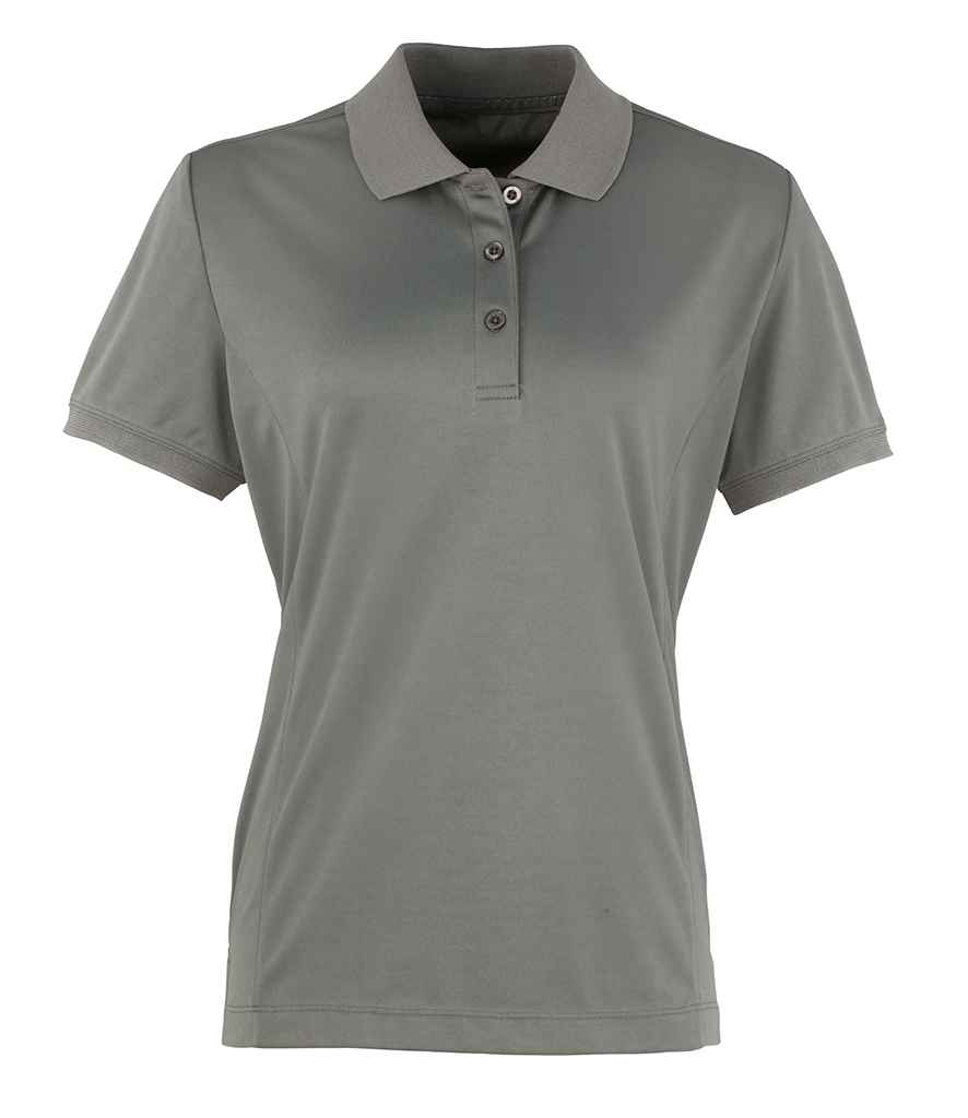 Premier Ladies Coolchecker® Piqué Polo Shirt - Dark Grey