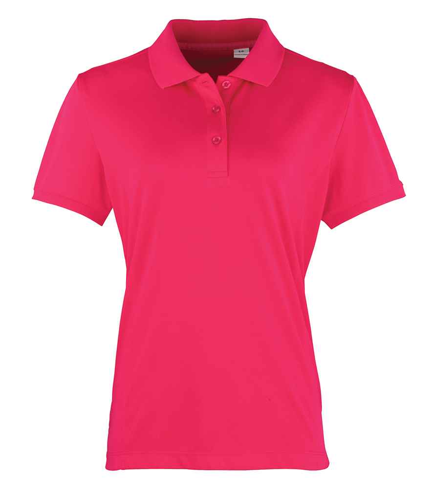 Premier Ladies Coolchecker® Piqué Polo Shirt - Hot Pink