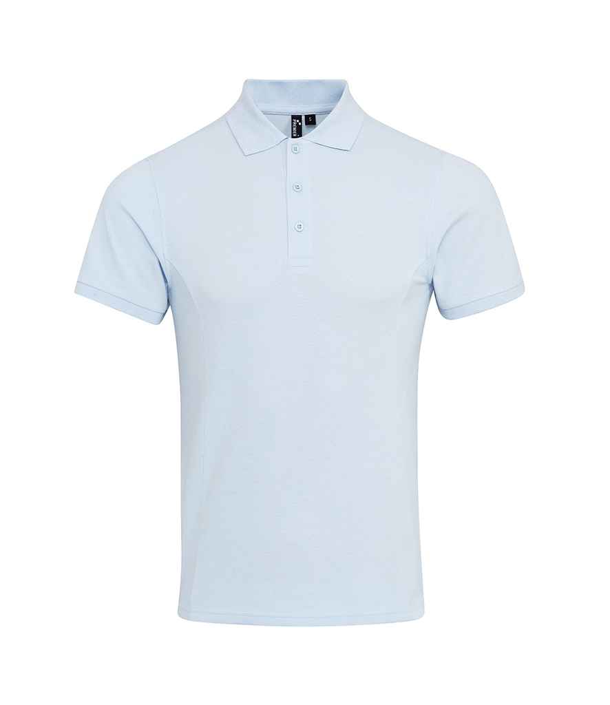 Premier Coolchecker® Plus Piqué Polo Shirt - Light Blue