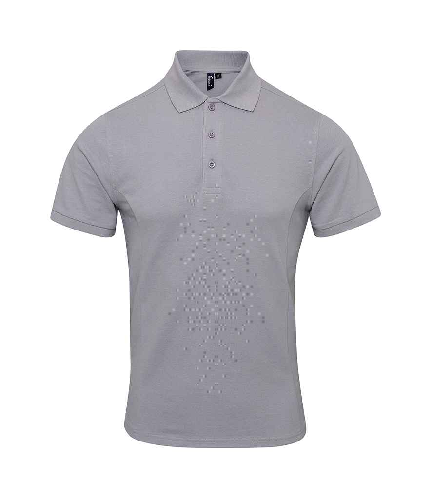 Premier Coolchecker® Plus Piqué Polo Shirt - Silver