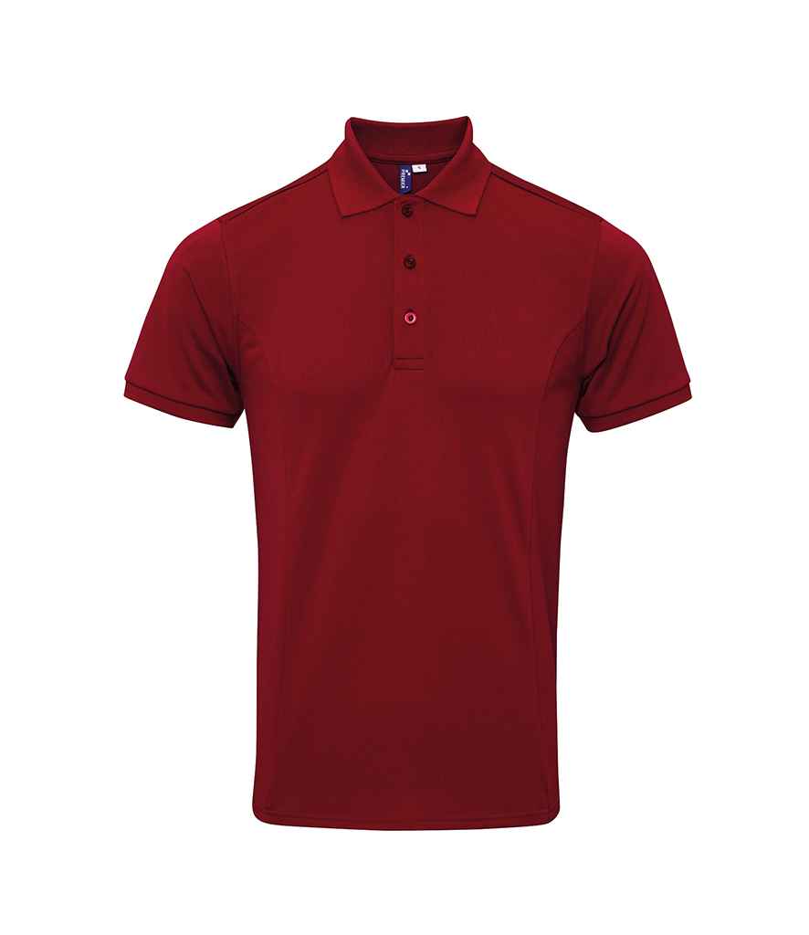 Premier Coolchecker® Plus Piqué Polo Shirt - Burgundy