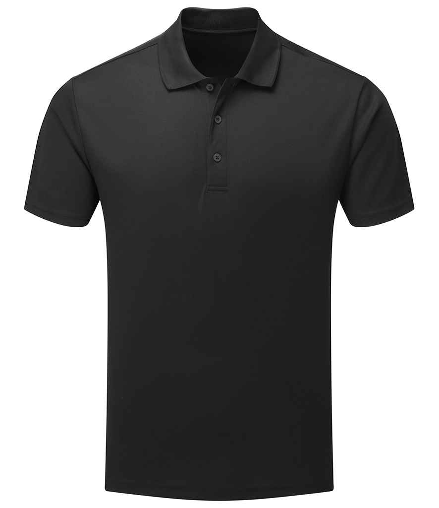 Premier Spun Dyed Recycled Polo Shirt - Black