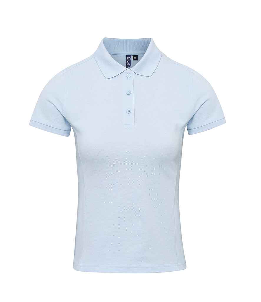 Premier Ladies Coolchecker® Plus Piqué Polo Shirt - Light Blue