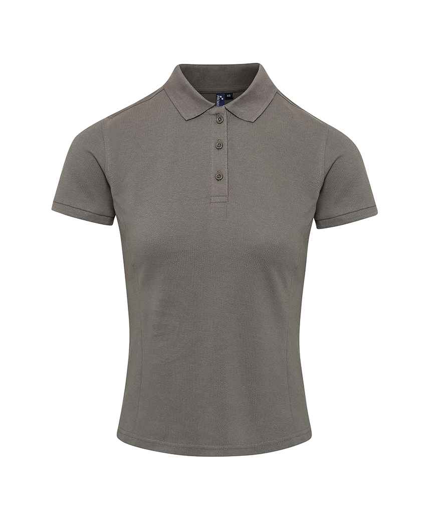 Premier Ladies Coolchecker® Plus Piqué Polo Shirt - Dark Grey