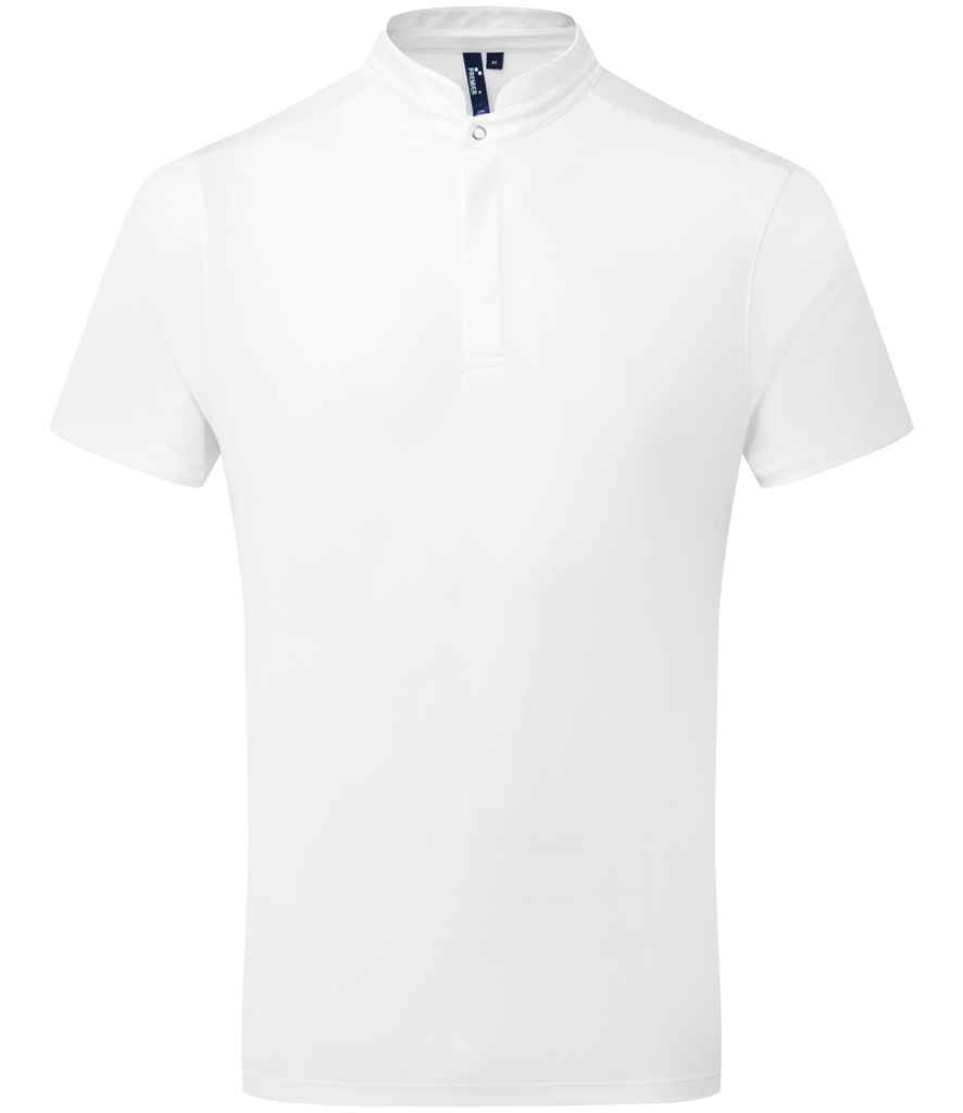 Premier Essential Coolchecker® Short Sleeve Chef's Shirt - White
