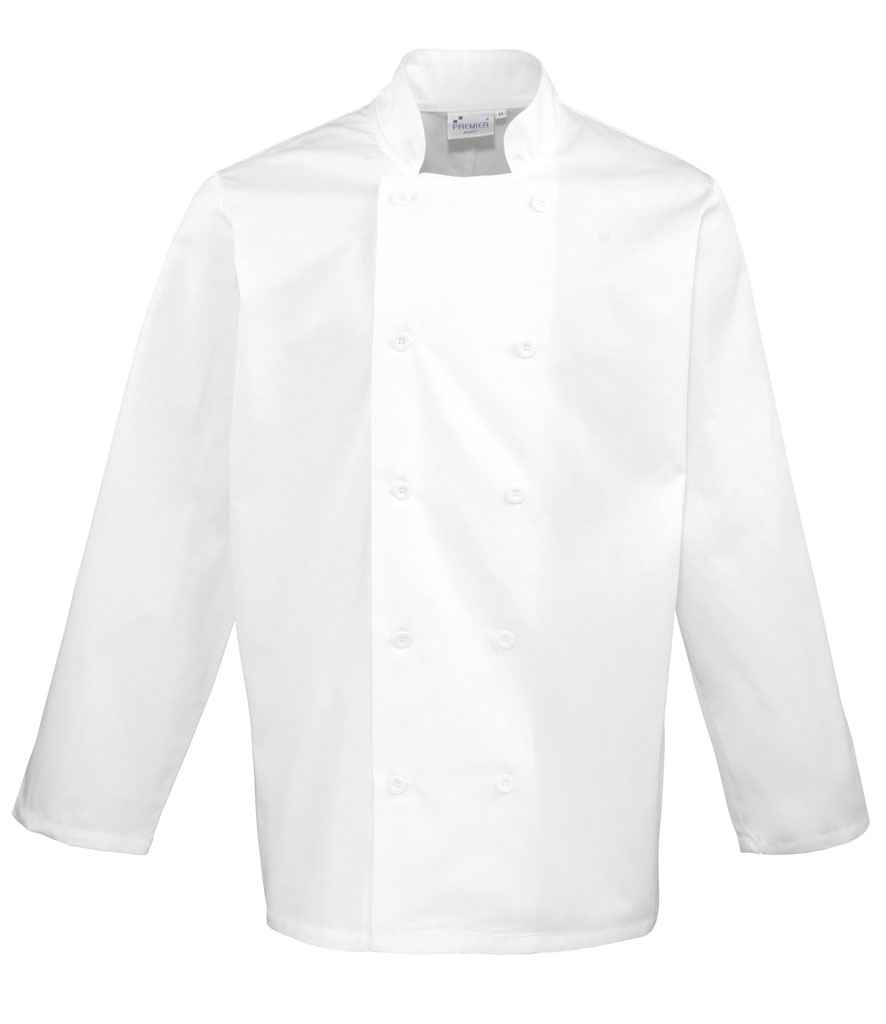 Premier Long Sleeve Chef's Jacket - White