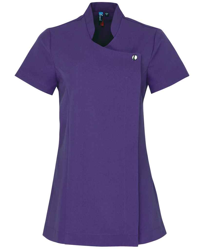 Premier Ladies Blossom Short Sleeve Tunic - Purple
