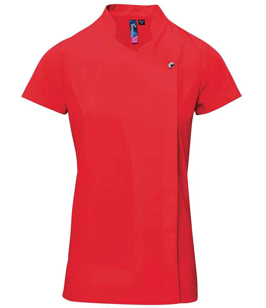 Premier Ladies Blossom Short Sleeve Tunic - Strawberry Red
