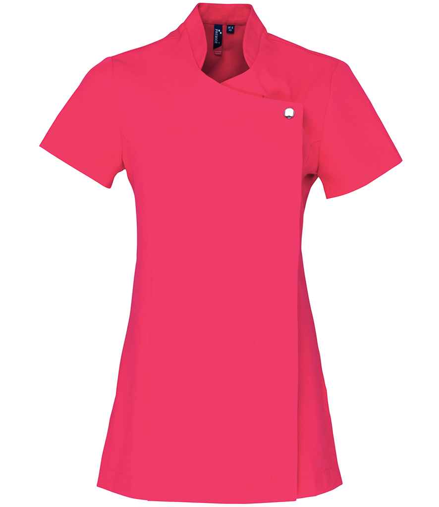 Premier Ladies Blossom Short Sleeve Tunic - Hot Pink
