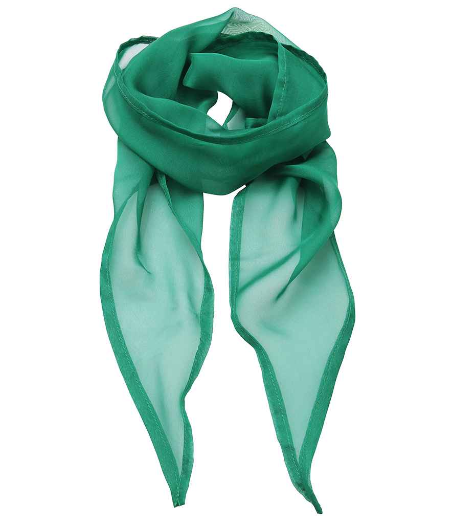 Premier 'Colours' Chiffon Scarf - Emerald