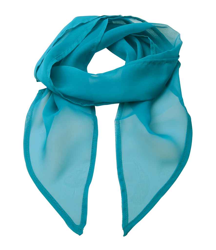 Premier 'Colours' Chiffon Scarf - Teal