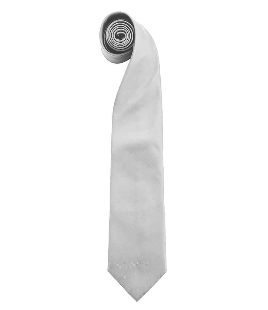 Premier 'Colours' Fashion Tie - Silver