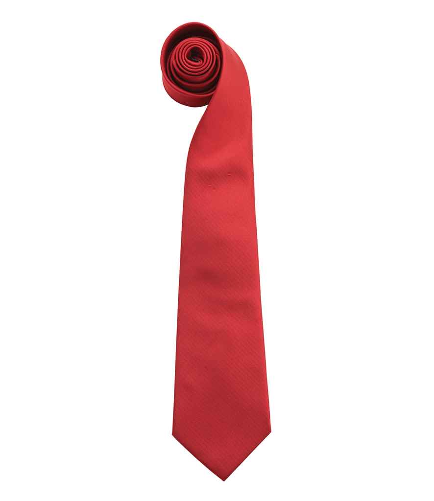 Premier 'Colours' Fashion Tie - Red