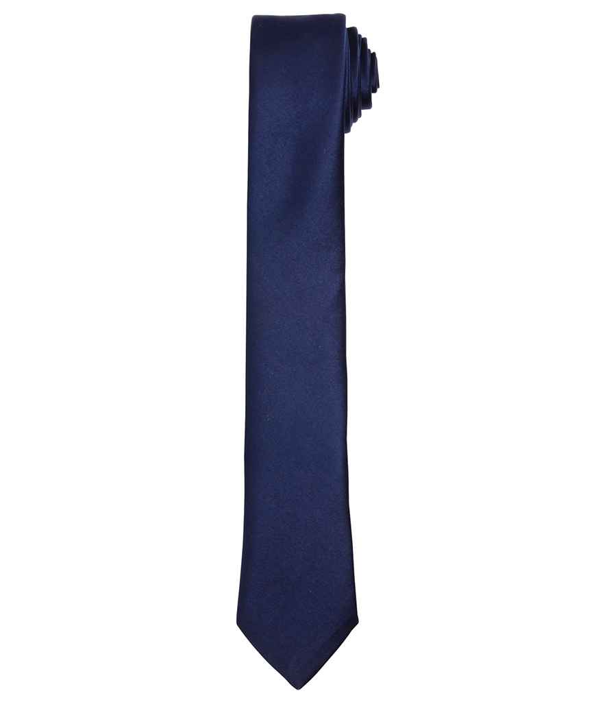 Premier Slim Tie - Navy