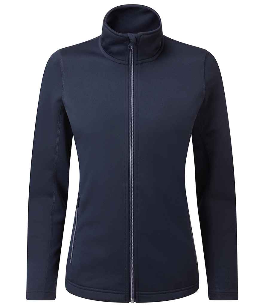 Premier Ladies Spun Dyed Recycled Zip Through Sweat Jacket - French Navy