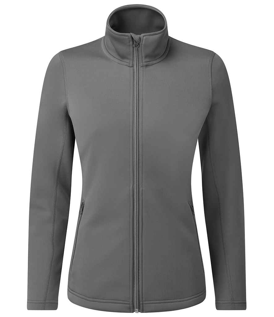 Premier Ladies Spun Dyed Recycled Zip Through Sweat Jacket - Dark Grey