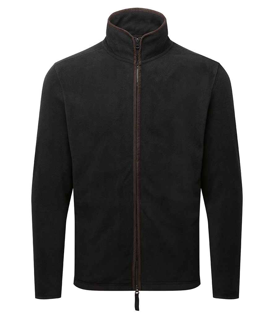 Premier Artisan Fleece Jacket - Black/Brown